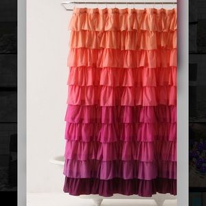 Anthropologie Smoldering Hues Shower Curtain